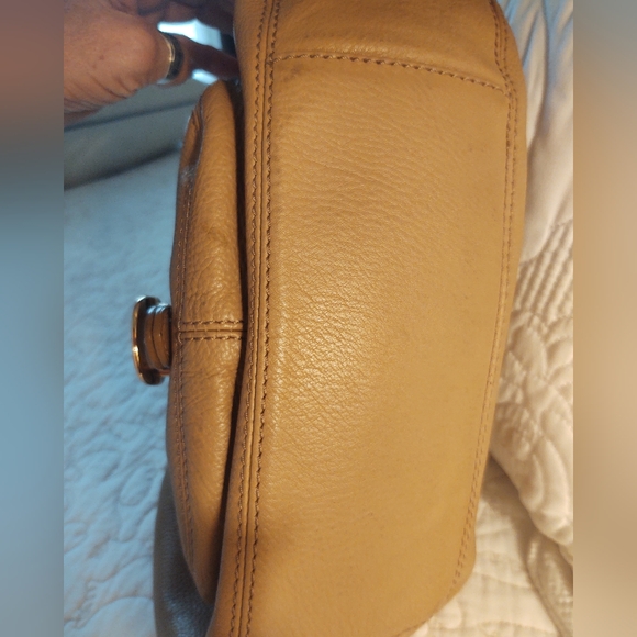 Michael Kors Tan Leather Shoulder Bag